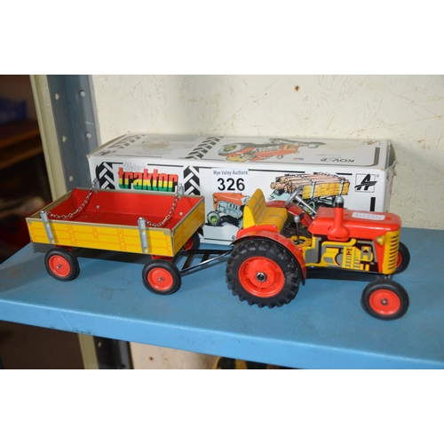 326 - tinplate tractor