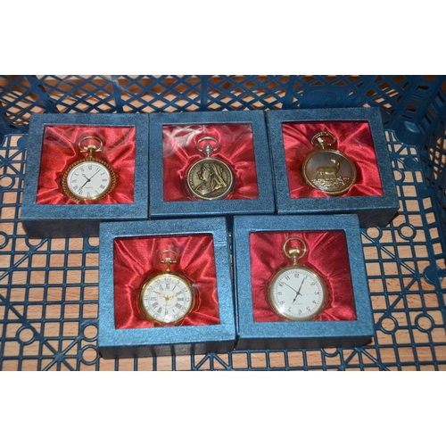 343 - 5 x collectable pocket watches