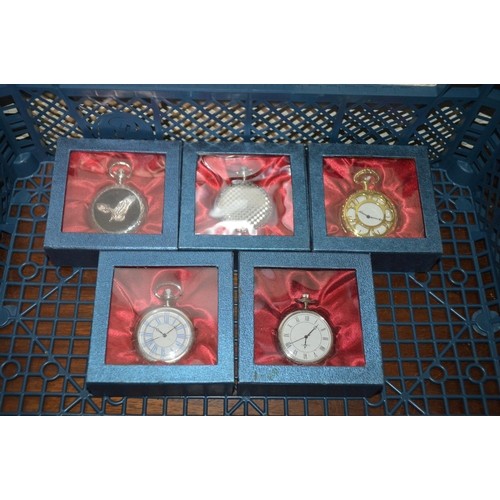 351 - 5 x collectable pocket watches