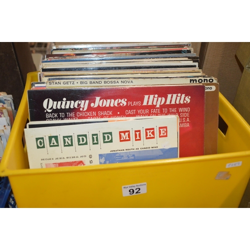 92 - bin of records