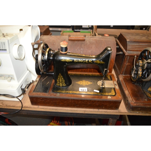 103 - singer sewing machine