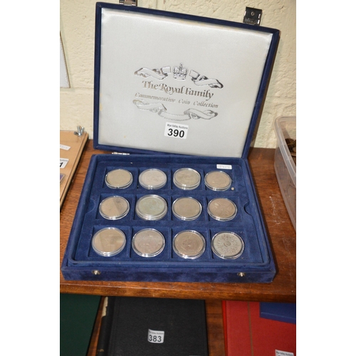 390 - set of crown coins