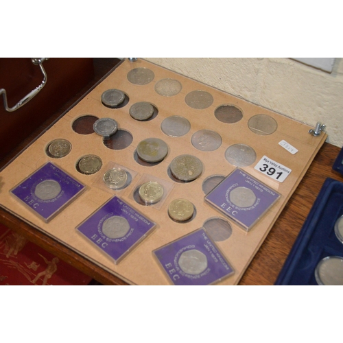 391 - collection of coins