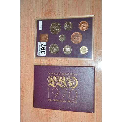 397 - 1970 royal mint coin set