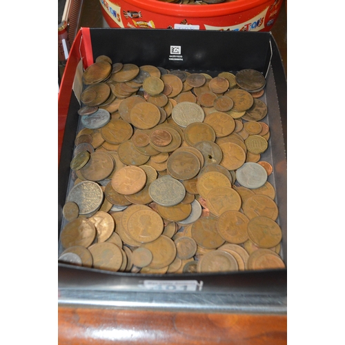 401 - tray of mixed coins