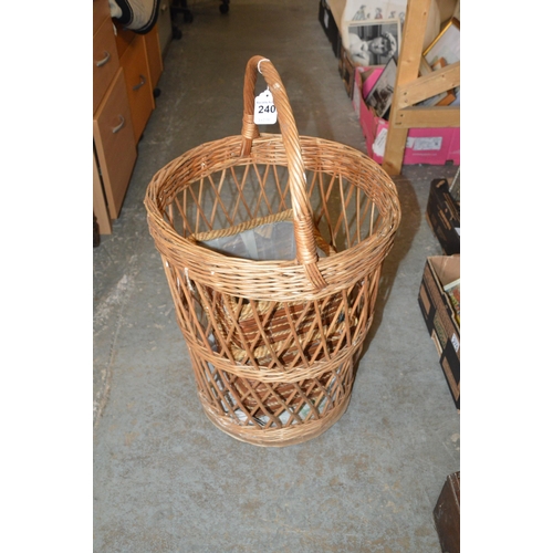 240 - 2 wicker baskets