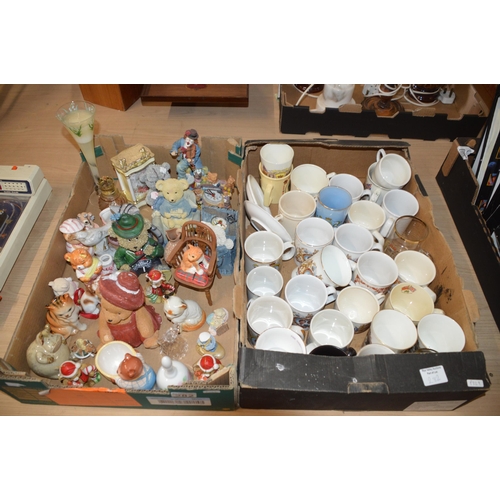 282 - 2 boxes of mugs etc