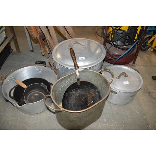 72 - qty of pots and pans