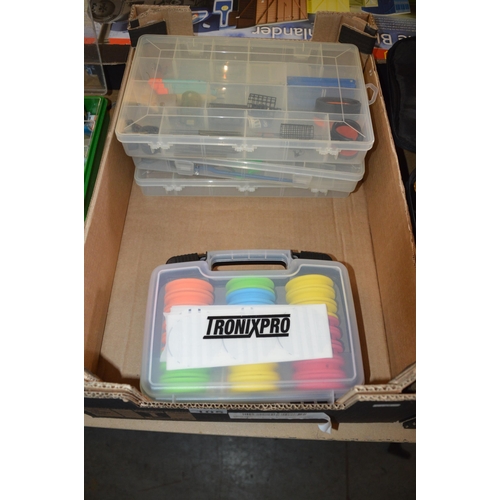 105 - box of fishing tackle