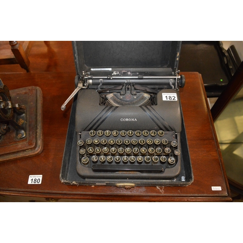 182 - corona typewriter