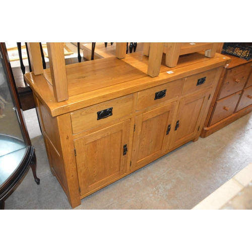 185 - oak sideboard