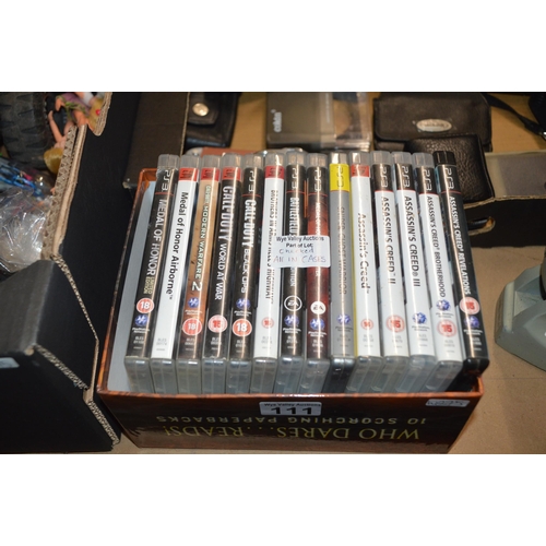 111 - box of ps3 games