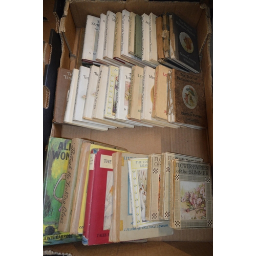 134 - box of books, Beatrix Potter etc