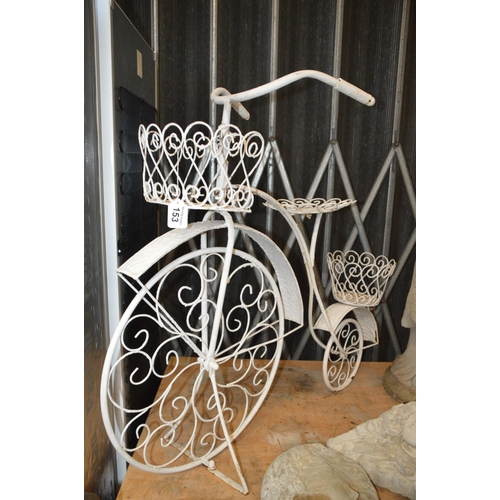 153 - bicycle shaped plant holder