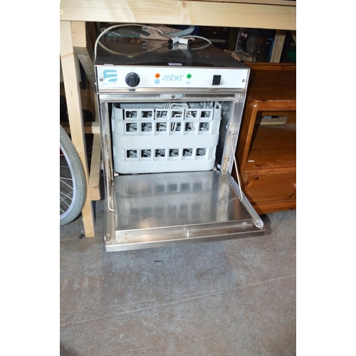 163 - asber commercial glass washer