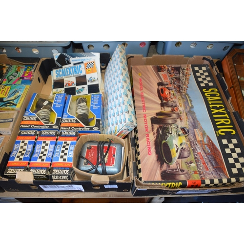 166 - 2 box of vintage scalextric