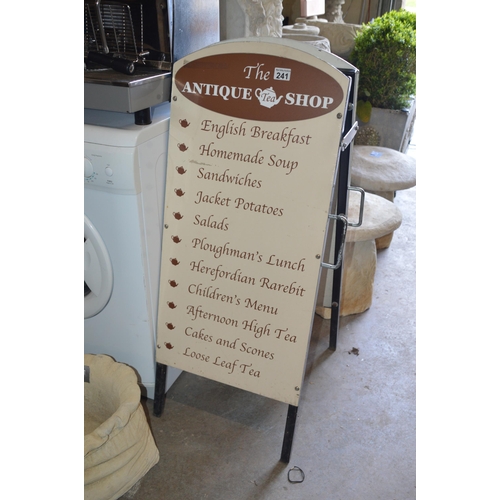 241 - antique tea shop sign