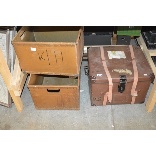 278 - 3 storage boxes