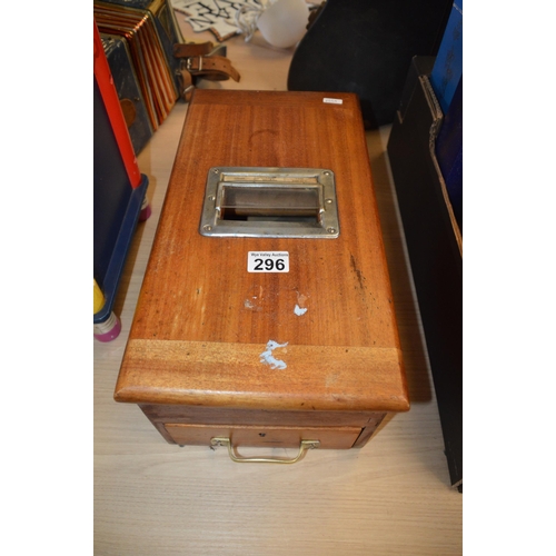 296 - vintage cash drawer