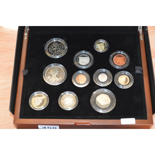 458 - case set of royal mint proof coins