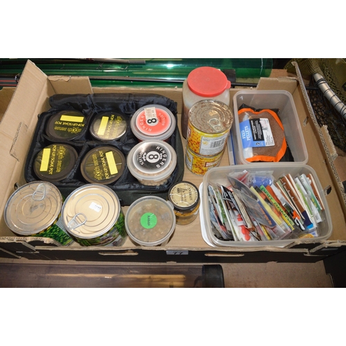 77 - box of fishing equipment