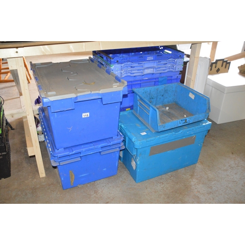 115 - qty of crates/containers