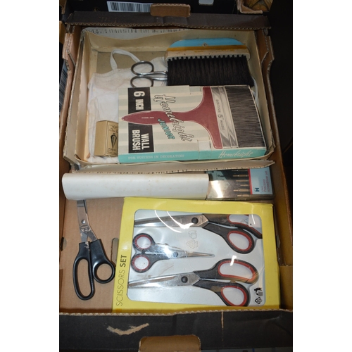 116 - box of scissors etc.