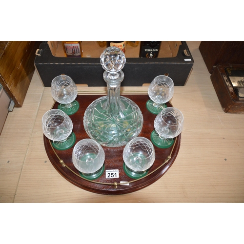 251 - brandy decanter set