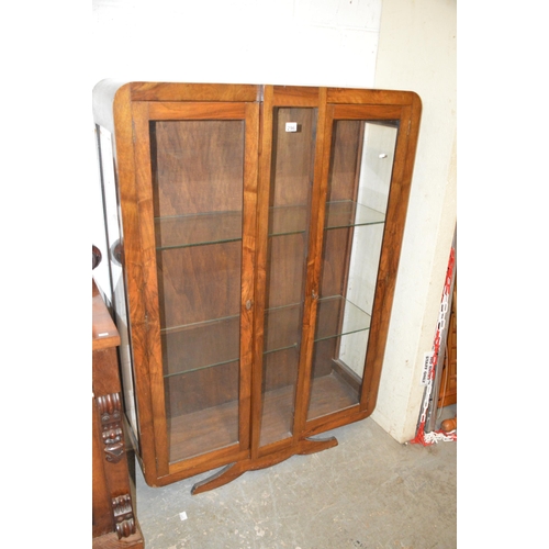 296 - glass cabinet