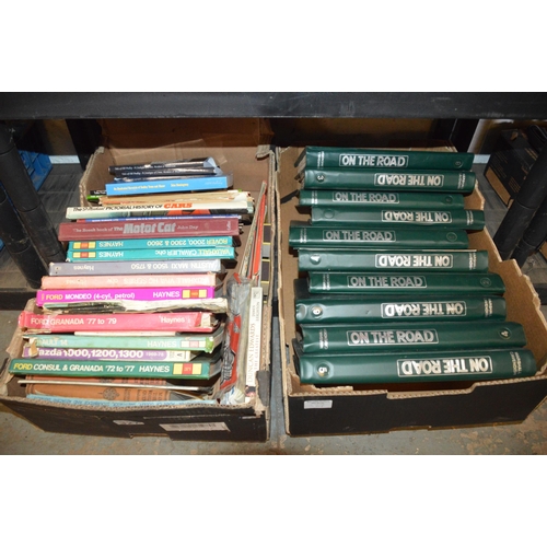 327 - 2 boxes of books