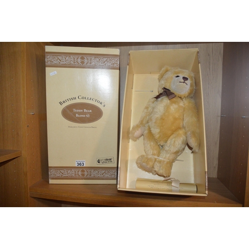 363 - boxed Steiff teddy bear