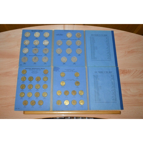 395 - 2 folders of british coins