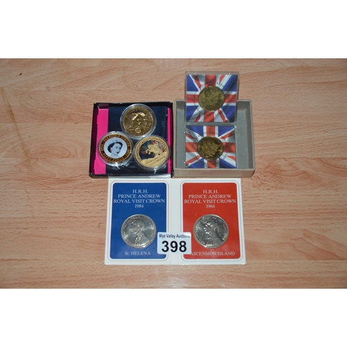 398 - qty of royal family coins