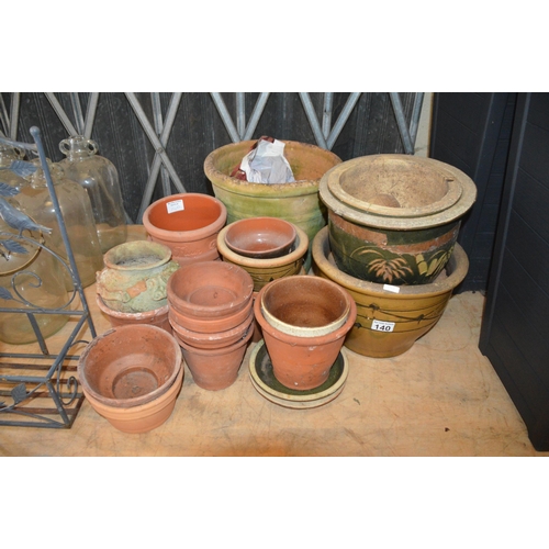 140 - qty of plant pots