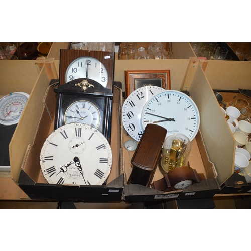 310 - 2 boxes of clocks