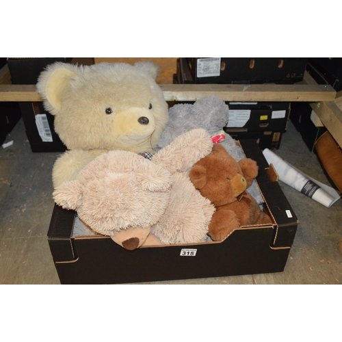 315 - box of soft toys