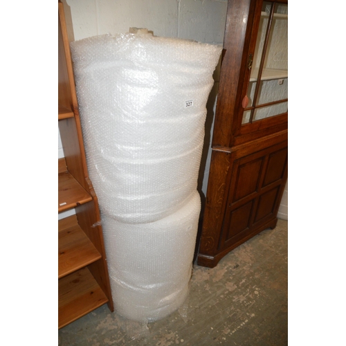 327 - 2 rolls of bubble wrap