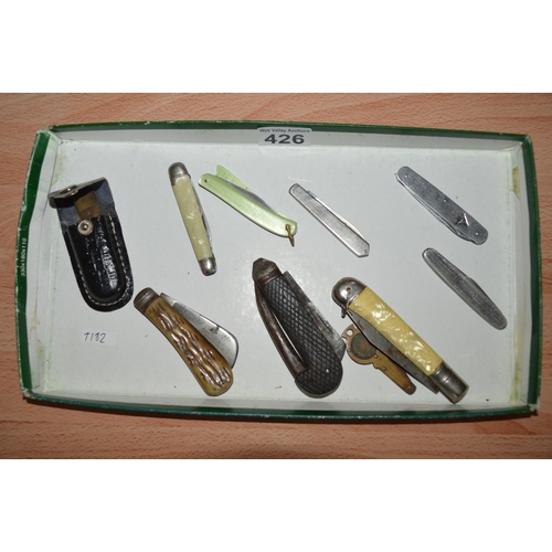 426 - qty of pen knives