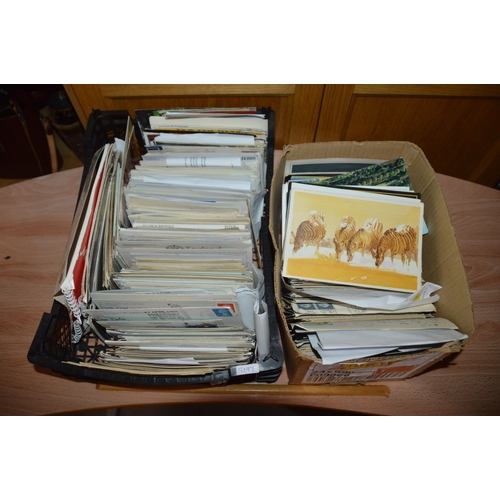 431 - 2 boxes of post cards