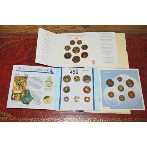 456 - collection of uncirculated coins