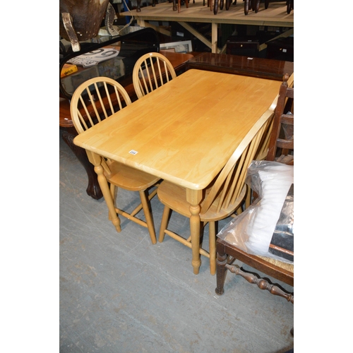 209 - dining table & chairs