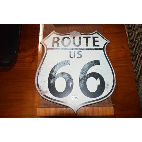 235 - route 66 sign