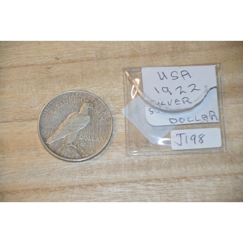 428 - 1922 usa silver dollar