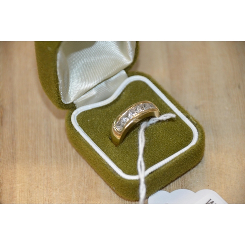 445 - 14ct gold ring | size p