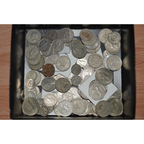 438 - tray of mixed coins