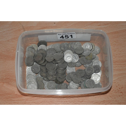 451 - tub of coins