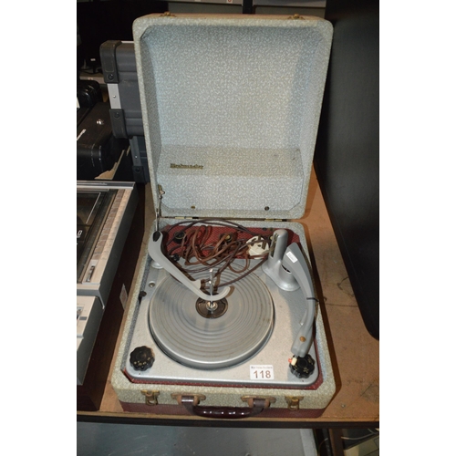 118 - vintage record player