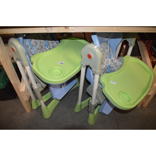 135 - 2 highchairs