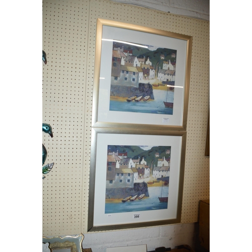 398 - 2 framed prints