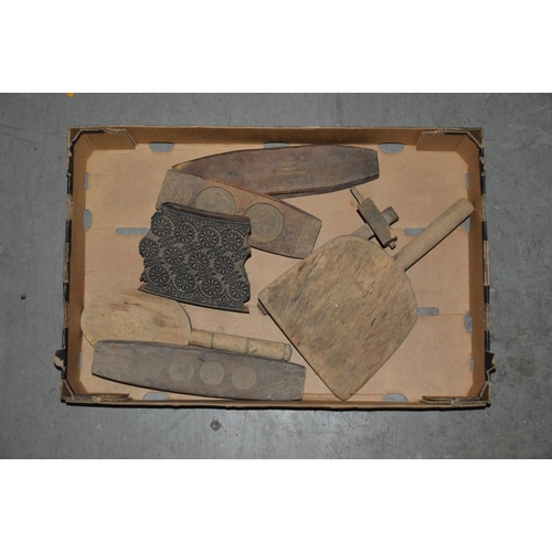 47 - qty of wooden moulds etc.